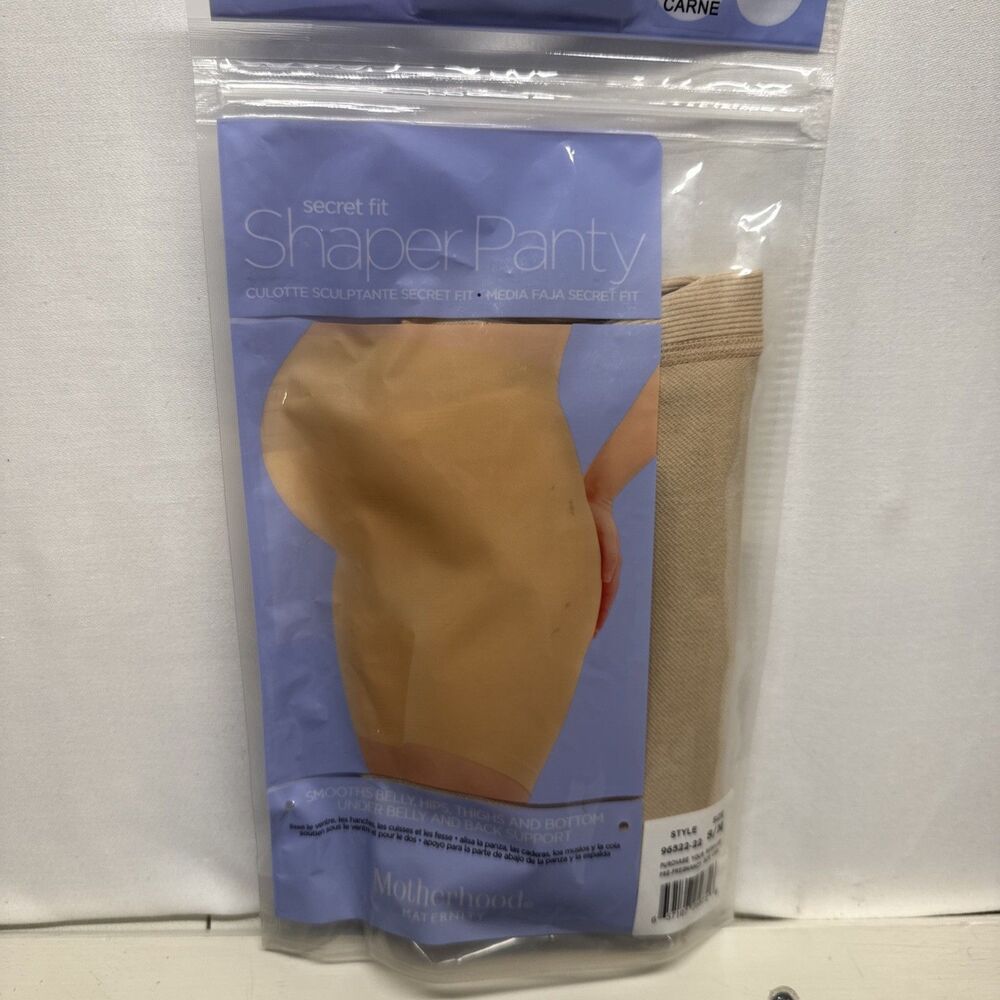 Motherhood Maternity Women's Shape Back Support Beige Pants $19.98 Size S/M NWT